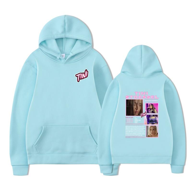 Singer TINI STOESSEL 2025 Tour Merch Sweatshirts Men Women's Fashion Hip Hop Trending Hoodie Long sleeve Casual Comfort Hoodies