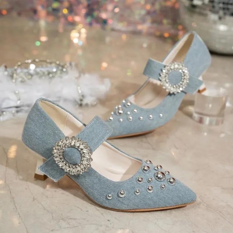 Fashion Foreign Style Wear-resistant Thin Commuter Sweet Korean Version Internet Celebrity Autumn Mary Jane Shoes Women