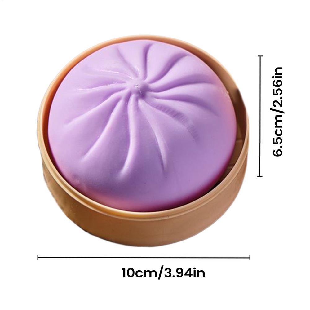 Kids Sensory Squeeze Toy realistic Rebound Calming Steamed Bun Sensory Squeeze Toy Giant soft steamed bun stress-relieving toy