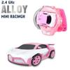 Children's Watch Remote Control Car Electric Alloy Mini Watch Car Parent Child Interaction 2.4G Remote Control Racing Toy Gift