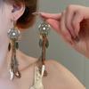 Bohemian Style Tassel Earrings Handmade Dream Catcher Earrings Dangling Drop Earrings  For Women