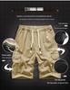Men's Large Cotton Casual Work Shorts - European & American Summer Style