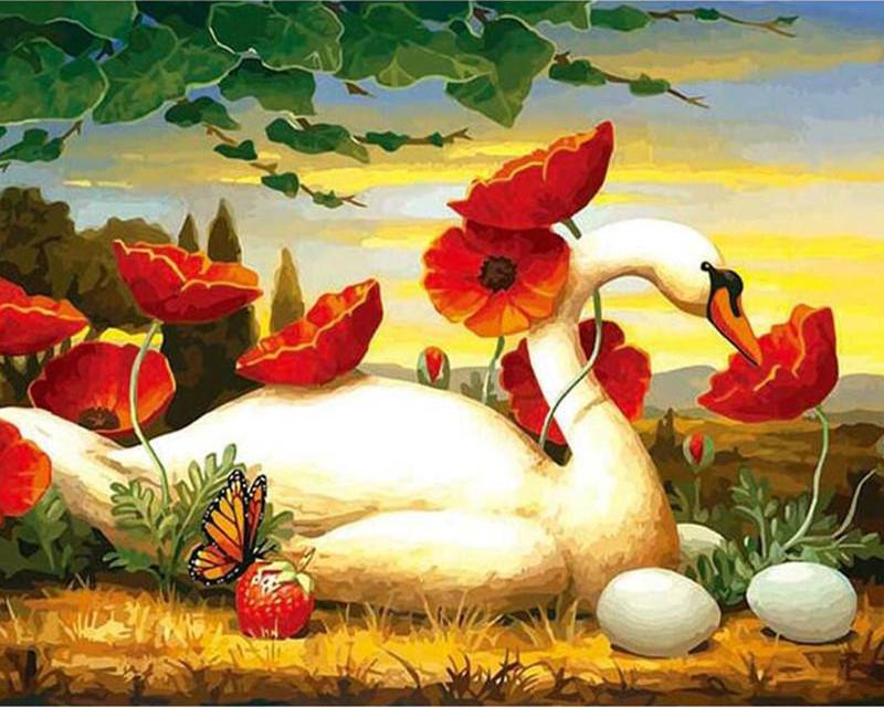 5d Diamond Art Painting House Light Street City Diamond Embroidery Mosaic Fox Eagle Animal Cross Stitch Needlework Decor for Home