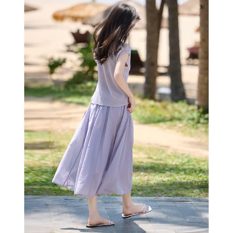 Women's Comfortable Gentle Style Two-Piece Knit Set