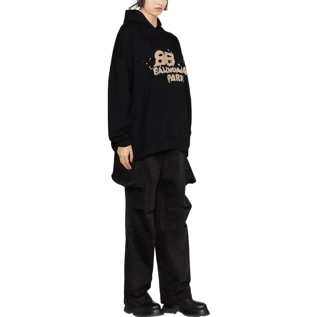 Balenciaga Sweatshirt Women's Black (Unisex) Sweatshirts 620947TNVQ11059