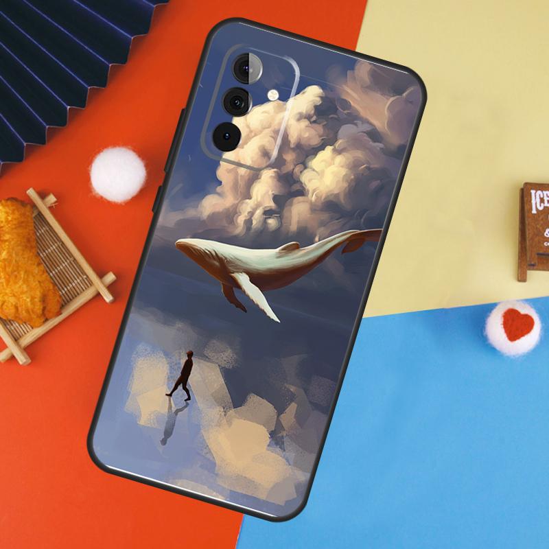 

Flying Whale Magical Case For Samsung Galaxy A54 A34 A14 A55 A35 A33 A53 A13 A23 A17 A06 A16 A56 A36 A52 A32 A15 Samsung A53 5G