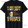 NEW Chocolate Labrador Retriever Dog Beer Lab T Shirt S XL Vintage Washed Stretched Stylish Comfortable Designer Clothes Soft