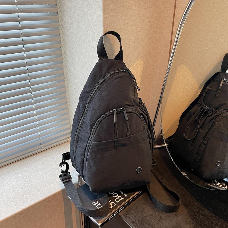 Multi-purpose backpack women's new casual versatile large-capacity backpack commuter student breast bag messenger bag