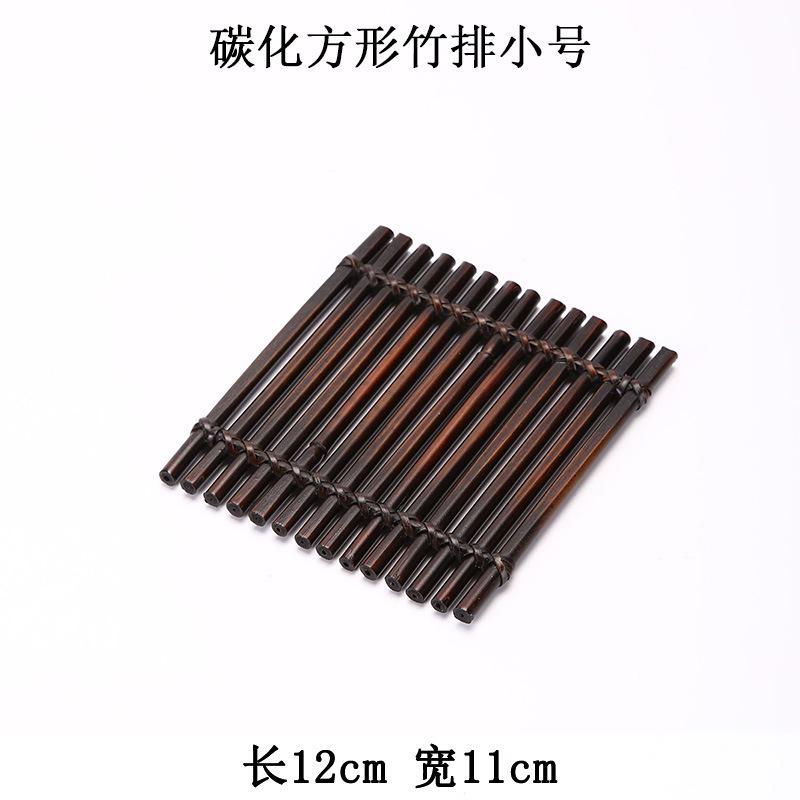 Bamboo products, hand-woven tea table, retro dry brewing table, pot pad, teacup holder, Japanese bamboo row, heat insulation pad, tea tray tray.