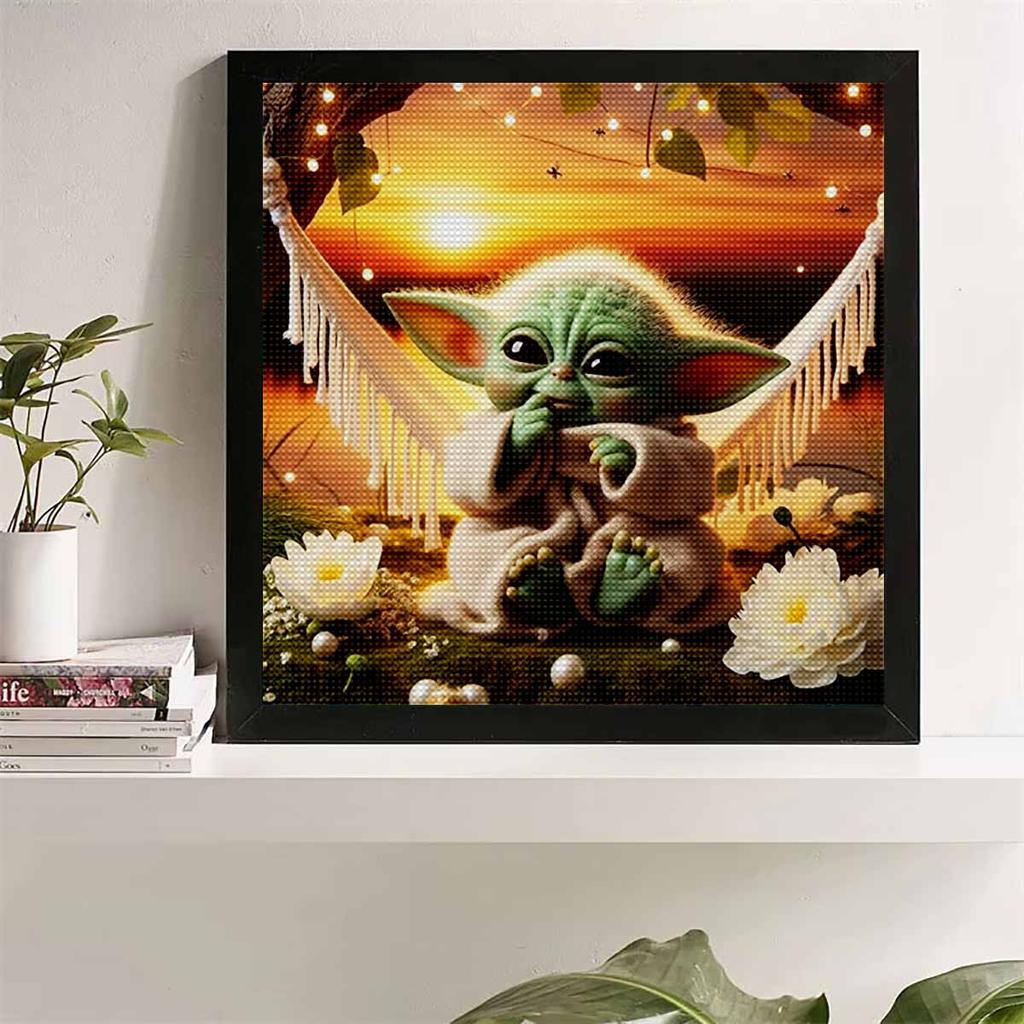 5D DIY Diamond Painting Decorative Dwarf Elves Full Round Drill Scenery Diamond Embroidery Cross Stitch Kits Home Decor Gift
