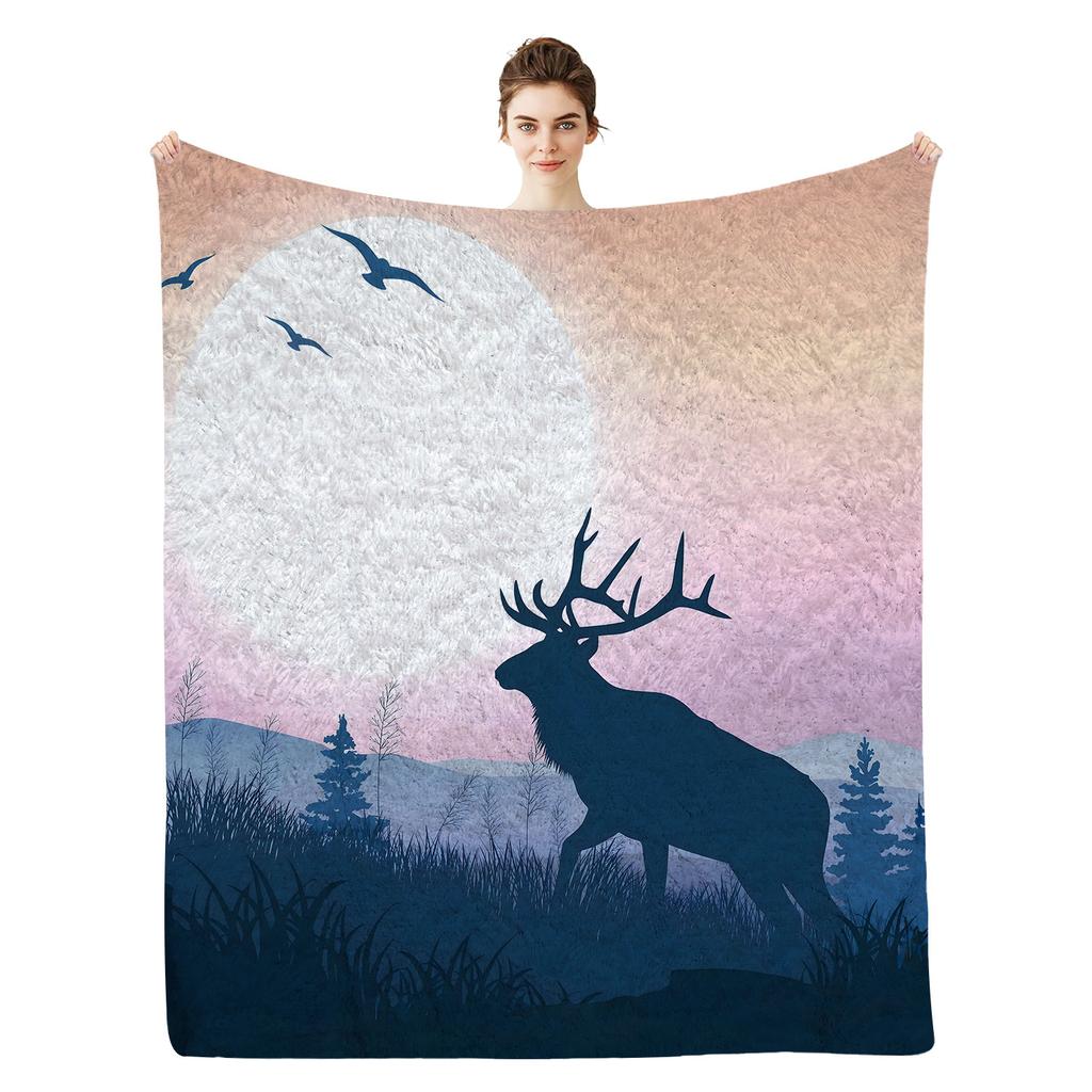 Hot Air Balloon Blanket Flannel Blanket Nap Blanket Blanket