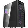 DARKFLASH - DF-DK351CL6-BK - DK351 - Boitier PC sans alimentation - Moyen tour - Format ATX - Noir