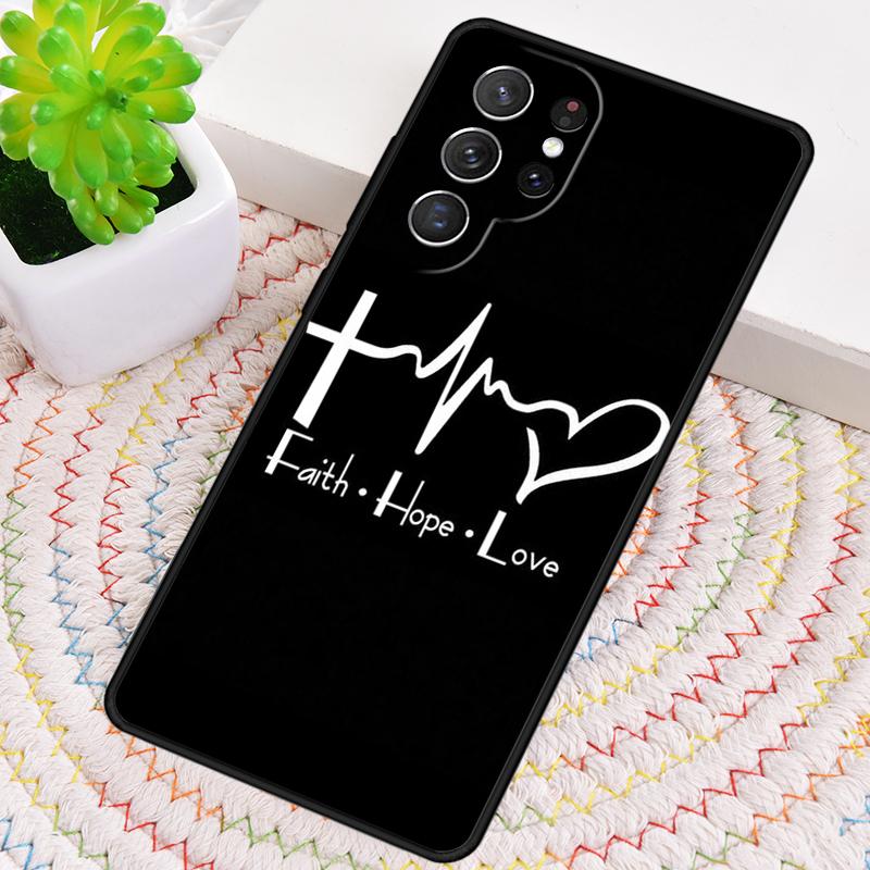 Verse of The Christian Bible Jesus TPU Phone Case For Samsung Galaxy note 10 pro S26 S25 S24 S23 S22 Ultra Plus S21 FE S20 Cover