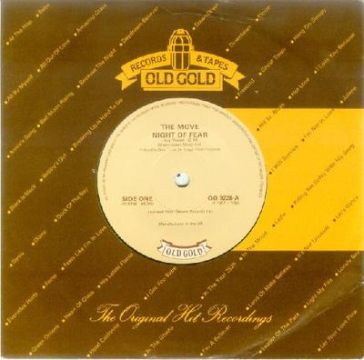 7inch Record MOVE - Night Of Fear  OG9228 Old Gold 1982 UK Rock Used