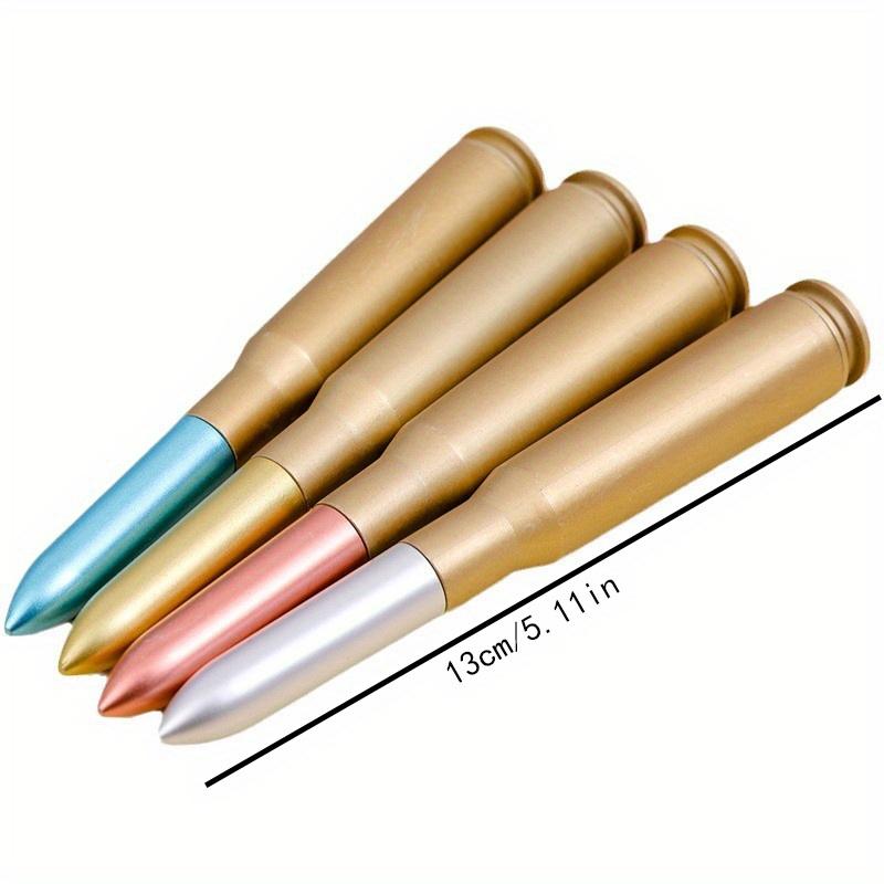 10pcs 0.5mm Creative Simulation Big Bullet Neutral Pen Weapon Gift Pen Neutral Pen Black Water Pen Stationery