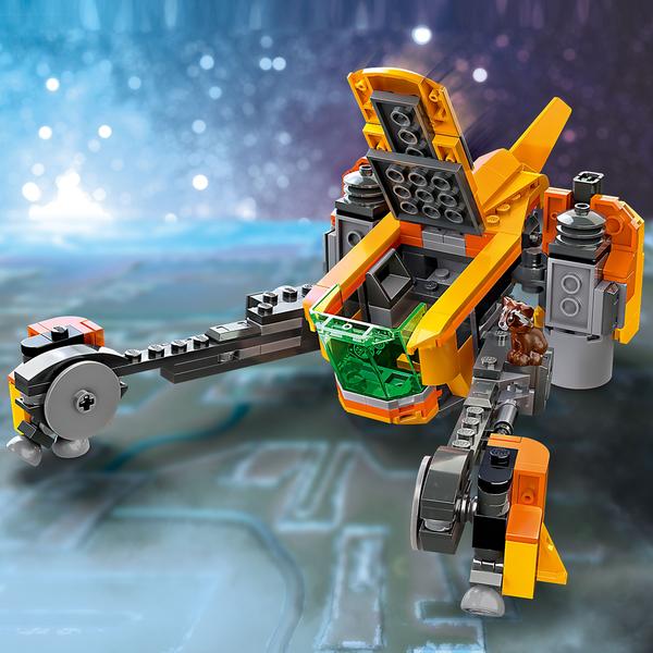 Marvel Lego Baby Rockets Schlachtschiff 76254, gemischte Farben