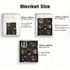 Goose Portraits 2D Flat Pattern Flannel Blanket, High Quality All Seasons, Home Decor, Warmth and Comfort, Perfect for Christmas Gifts.