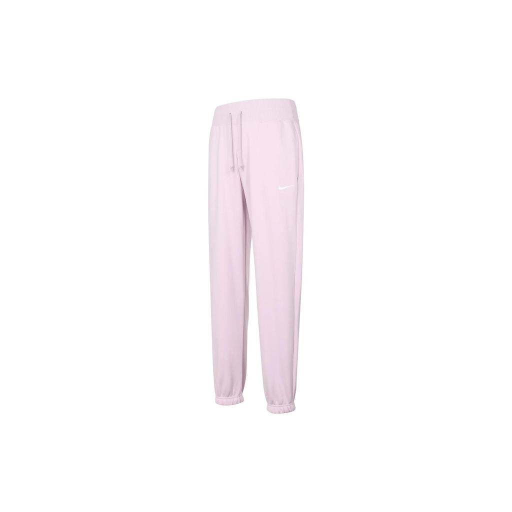 Nike Knitted Sweatpants Women's Light Purple Moderate Straight Fit Pants (Unisex) Knitted Sweatpants DQ5888 530