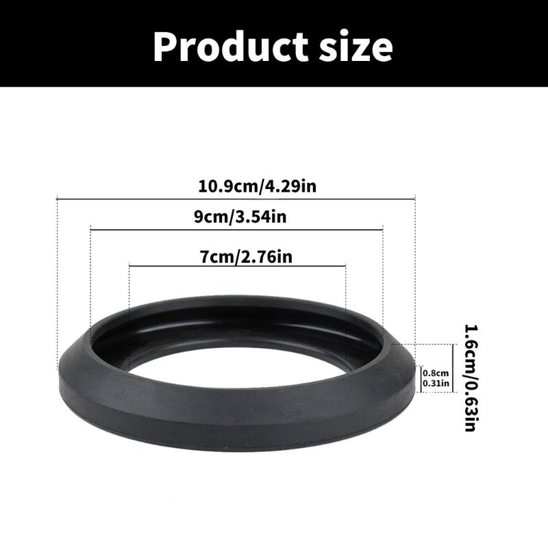 10 stuks Rubberen Afdichtring Pakking Toilet Closet Flensafdichting Rubberen Pakking Toilet Afdichtringen Eenvoudig te Installeren