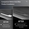 4pcs Carbon Fiber Side Door Handle Decor Trim Overlay Cover For Tesla Model 3 Y