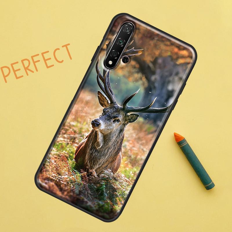 

Чехол с изображением оленя для Huawei P Smart 2019 Nova 5T 9 10 SE 3i 8i 11i Y60 Y61 Y70 Y90 P20 P40 Lite P30 Pro Huawei P30 Lite