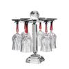 OLOEY Luxury Embossed Glass Wine Decanter and Goblet Set