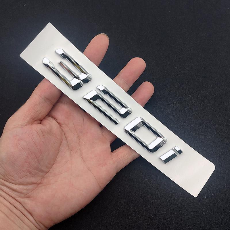 Htyng6 3D ABS Logo 320d 118i 118d 120d 130i 316i 318i 320i 520i 530i 530d Emblem Letters Sticker Car Trunk Badge For Accessories