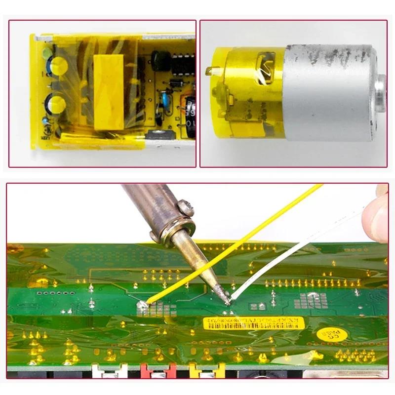 3-100mm High Temperature Heat BGA Tape Gold Thermal Insulation Electronics Board Protection Polyimide Adhesive Insulating TapesPinstriping Tape 3