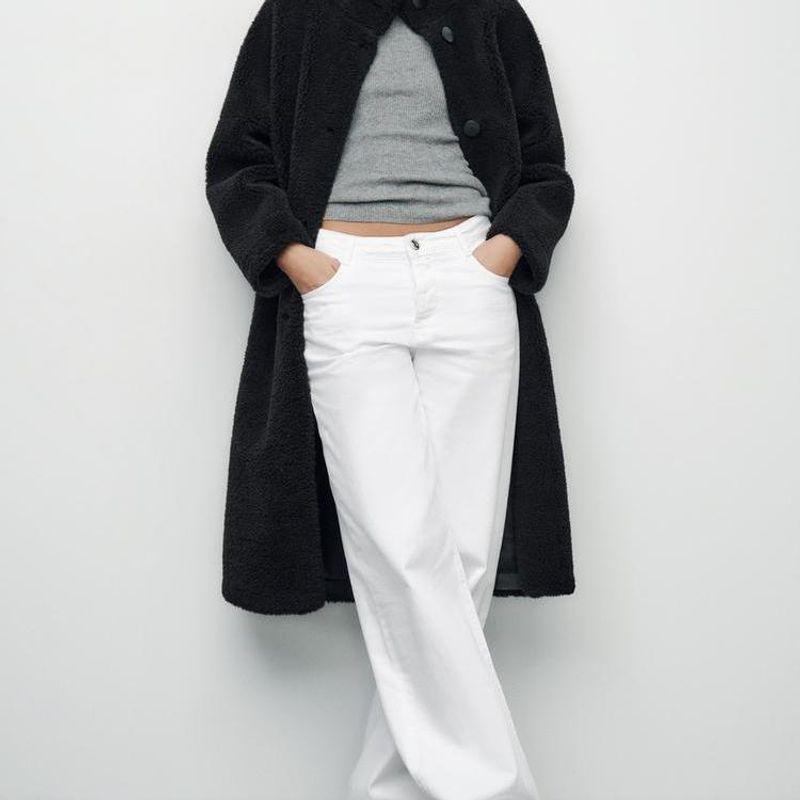 Autumn and Winter New Women clothes Western Style Fleece Long Long sleeve Stand Collar Temperament Coat Outerwear 8372301