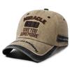Retro Old Embroidered Baseball Cap Men's and Women's Outdoor Sun Hat Washed Denim Cap American Hat