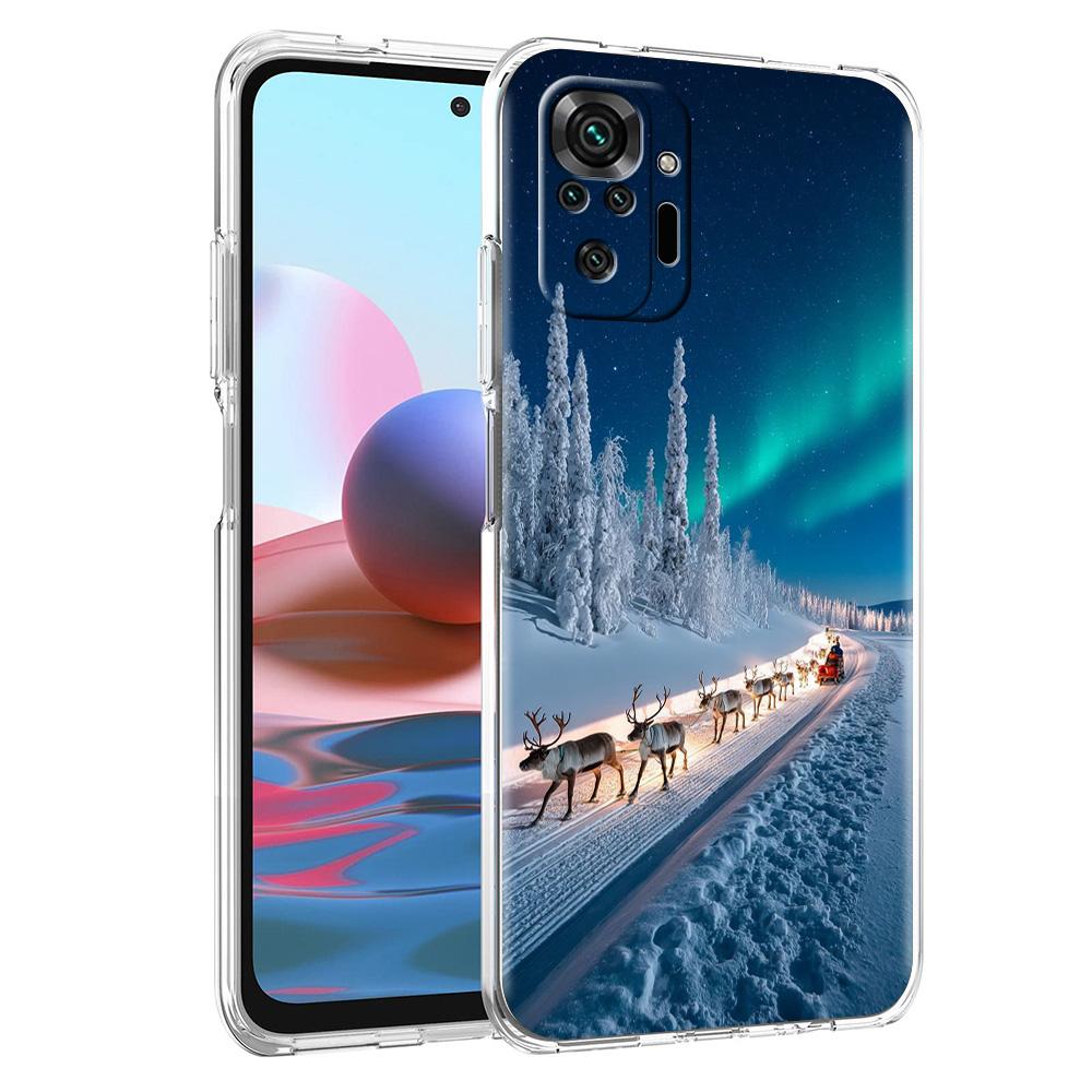 Phone Case For Xiaomi Redmi Note 15 14 5G 13 12 10 11 Pro Plus 4G 14C 13C 12C Soft TPU Cover Antarctica snow scenery