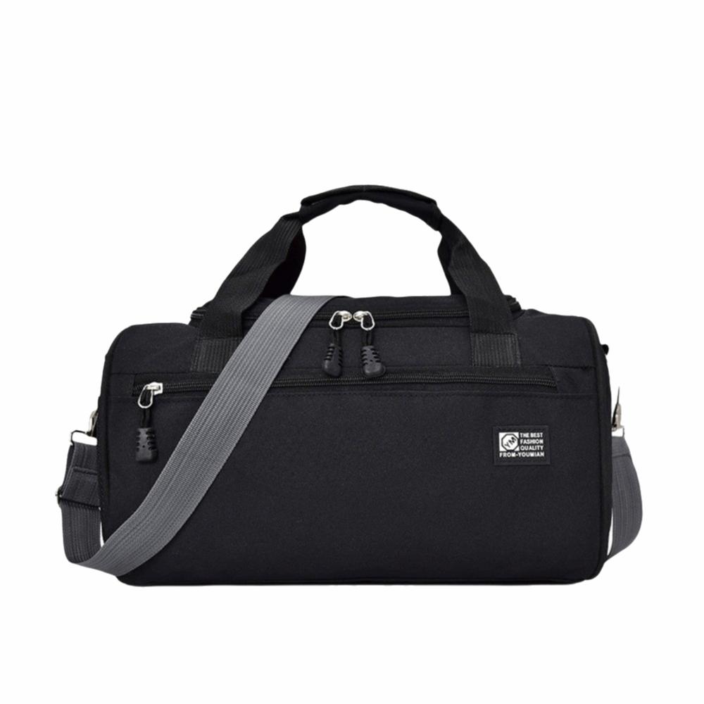 

Crossbody Women s Fitness Handbag Large Capacity Gym Shoulder Bag Business Trips чорний