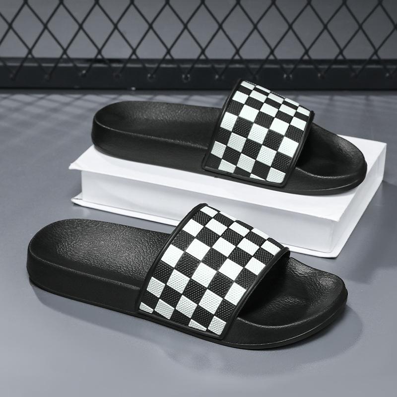 

One-word drag men s 2025 summer new men s wear casual sports versatile seaside beach wading large size slippers 48 білий