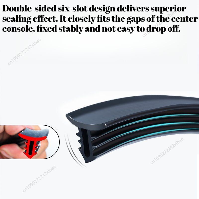 For BYD Song PLUS 2023-2026 Center Console Sealing Strip, Car Interior Decoration Modification Full Accessories Exterior Parts
