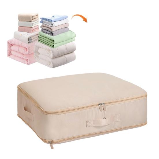 Buy Self Compression Organizer Storage Tote Bag with Handle Zipper