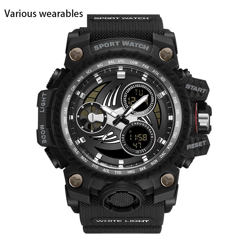 New Youth Electronic Watch Luminous Waterproof Fashion Wind Shockproof Alarm Clock Men's Watch