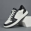 Board shoes men's leather trend sports board shoes low cut breathable casual shoes men's trend