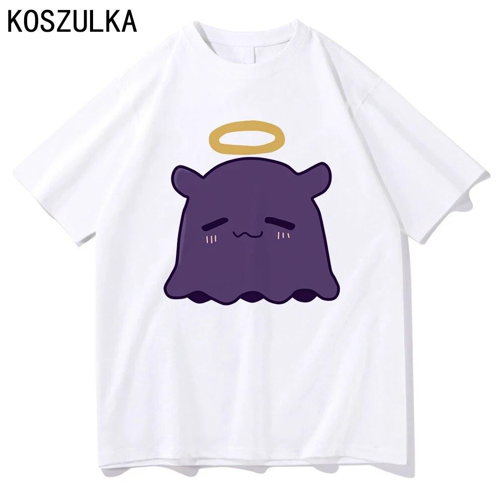 Hololive Takodachi T-shirt High Quality Cotton Tee Shirt Summer T Shirts Graphic Sudaderas Tako Unisex/women Hip Hop Sweatshirts Unisex