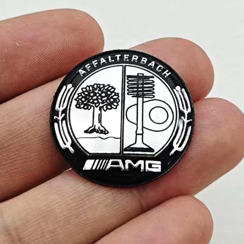 

29mm Logo Car Multimedia Knob Emblem Badge Stickers For Mercedes Benz AMG W124 W140 W163 W203 W204 W205 GLA GLC GLE CLA CLK CLS