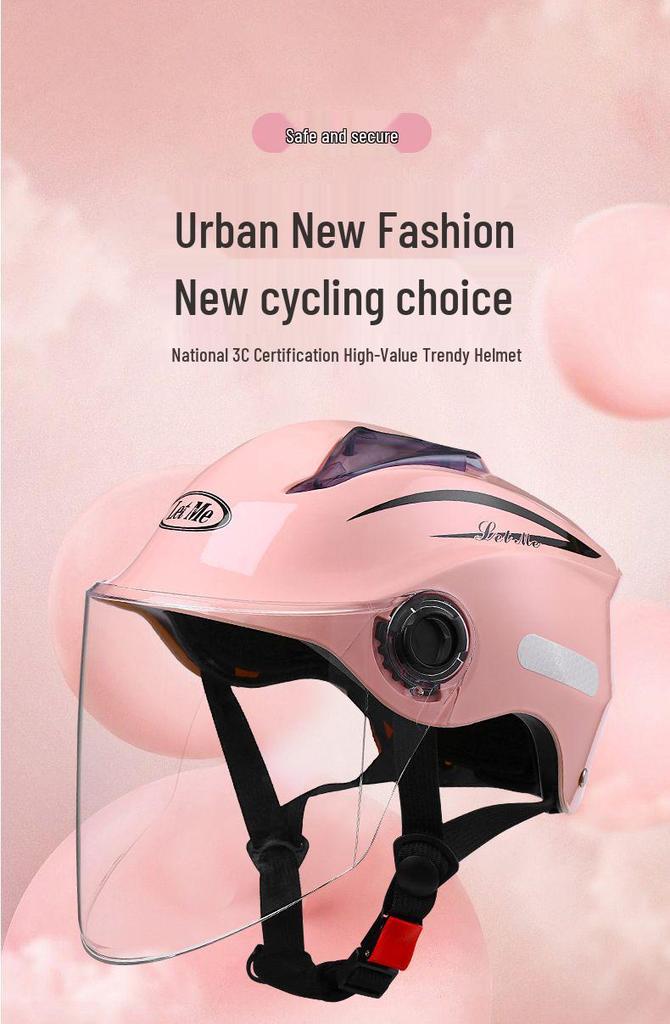 3C Certified Summer Motorcycle Helmet with UV Protection for Men & Women
