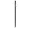 VidaXL Piquets de tente 24 pcs 19,5 cm 8 mm acier galvanisé, piquet de sol, piquet de tente en métal, piquet de tente en 4009358