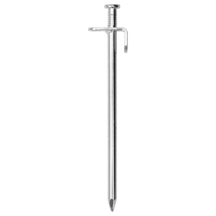 VidaXL Piquets de tente 24 pcs 19,5 cm 8 mm acier galvanisé, piquet de sol, piquet de tente en métal, piquet de tente en 4009358