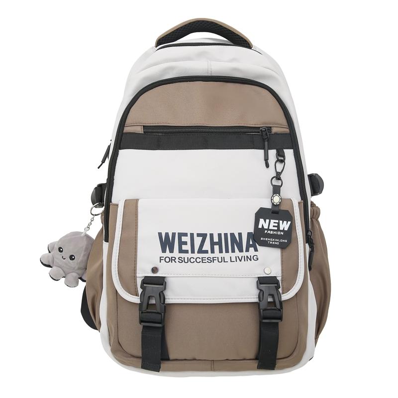 

Студенческий школьный рюкзак для мужчин, большой емкости, дорожный рюкзак для женщин, компьютерный рюкзак хаки