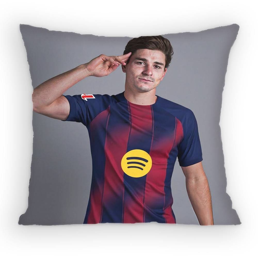 FC Julian Alvarez Pillow Case Sofa Living Room Bedroom Headboard Backrest Cushion Square Cushion Nap Time