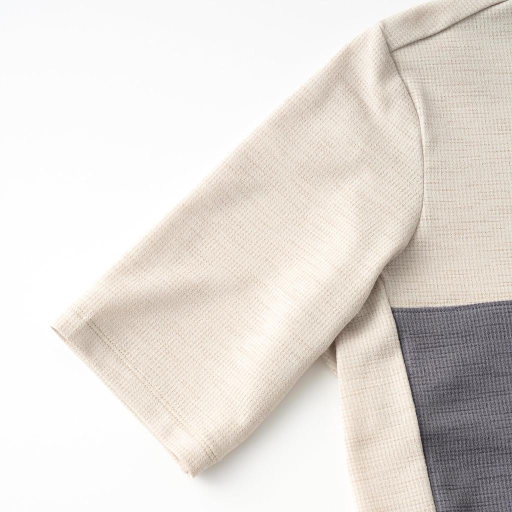 Kapelmuur Cycling Short Sleeve Size M Jersey, Linen-Style Combination, Ivory,