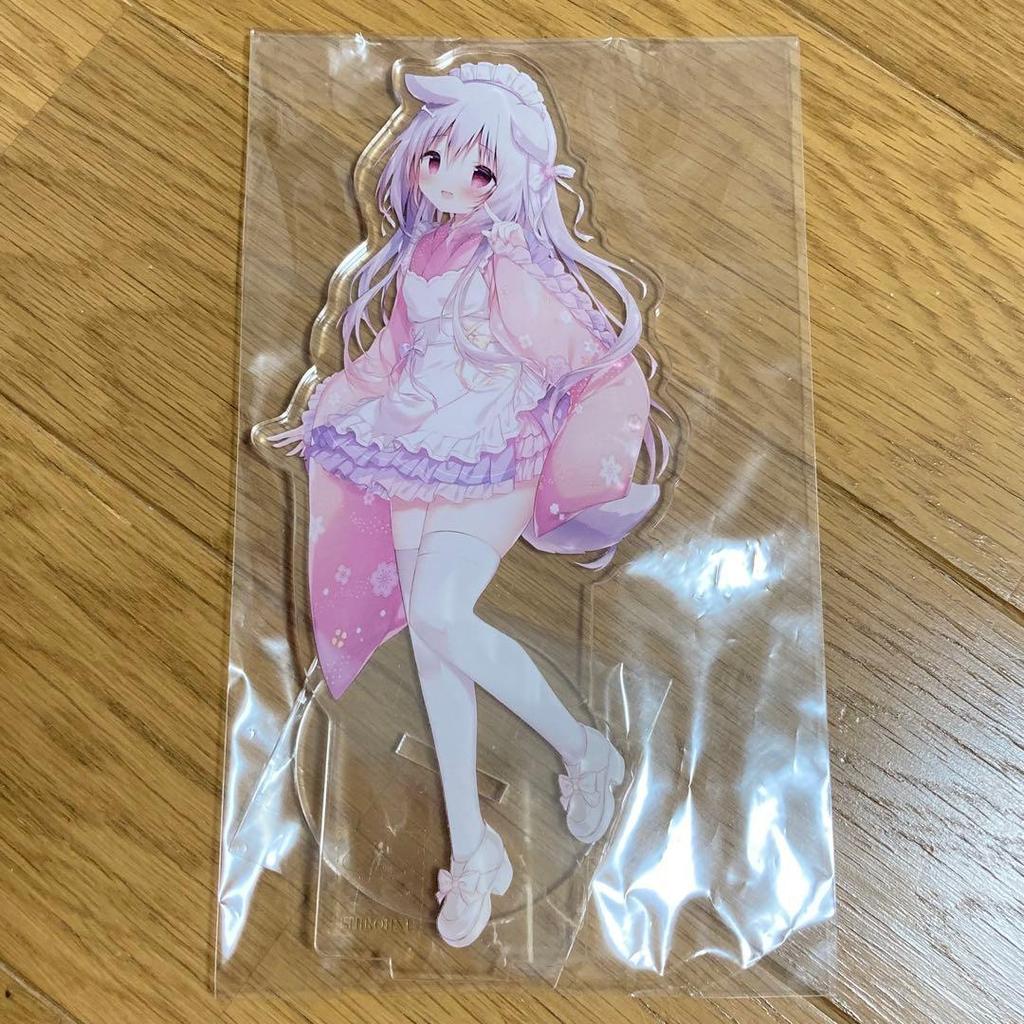 [USED] FANBOX Continuation Bonus White Dog Shiratama Shiratamako Acrylic Stand