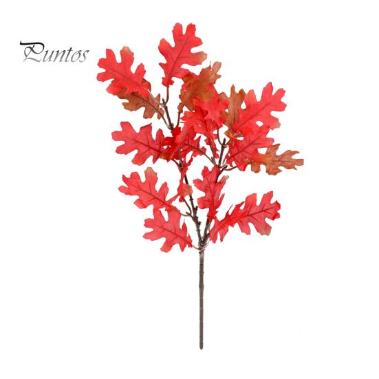 Long Lasting Decorative Plants Artificial Maple Leaves, Faux Silk Hanging Plant for Home Decor, Realistic Cascading Everlasting Tulips Decoration
