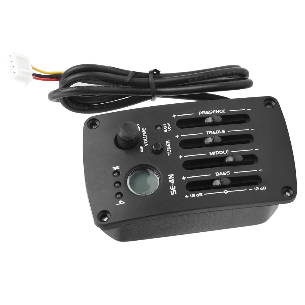 EQ Equalizer Pickup Acoustic Guitar 4 Band Preamp Musical Instrument Accessories SE‑4N