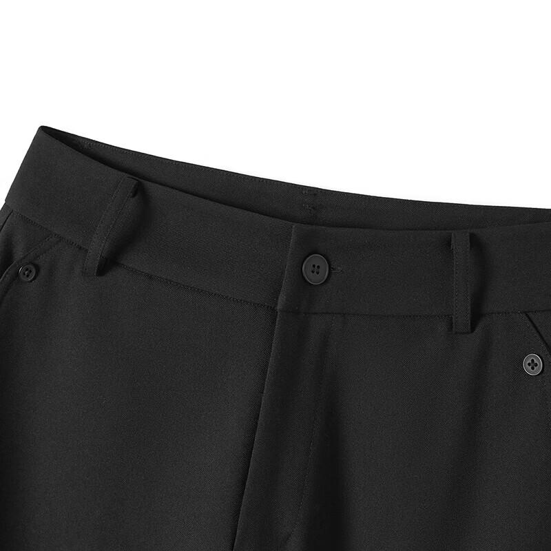 Women's High-Waisted Draped Professional Suit Pants