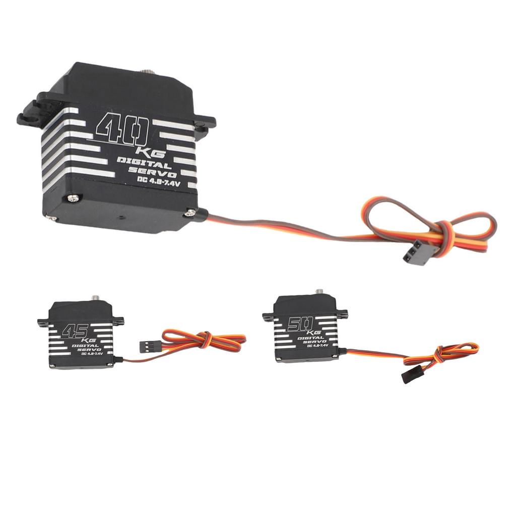 Digital Servo High Torsion DC4.8-7.4V 180 Degree Rotatable for RC Car Truck Crawler Boat Robot Alumi